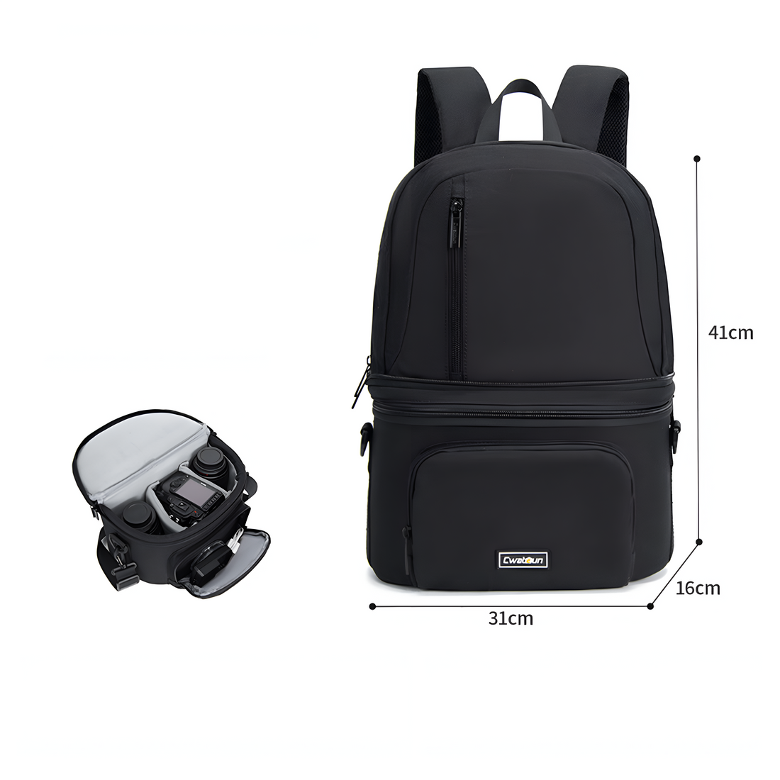 Vielseitiger Kamerarucksack – Perfekt für DSLR, Objektive & Zubehör