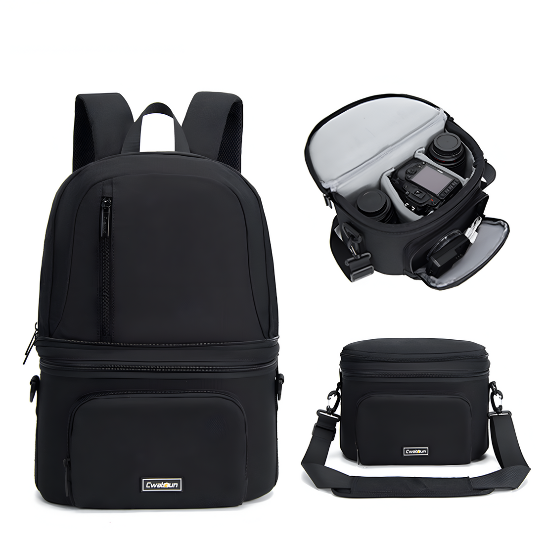 Vielseitiger Kamerarucksack – Perfekt für DSLR, Objektive & Zubehör